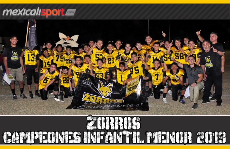 ZORROS CETYS ES EL REY EN INIFANTIL MENOR – MexicaliSport